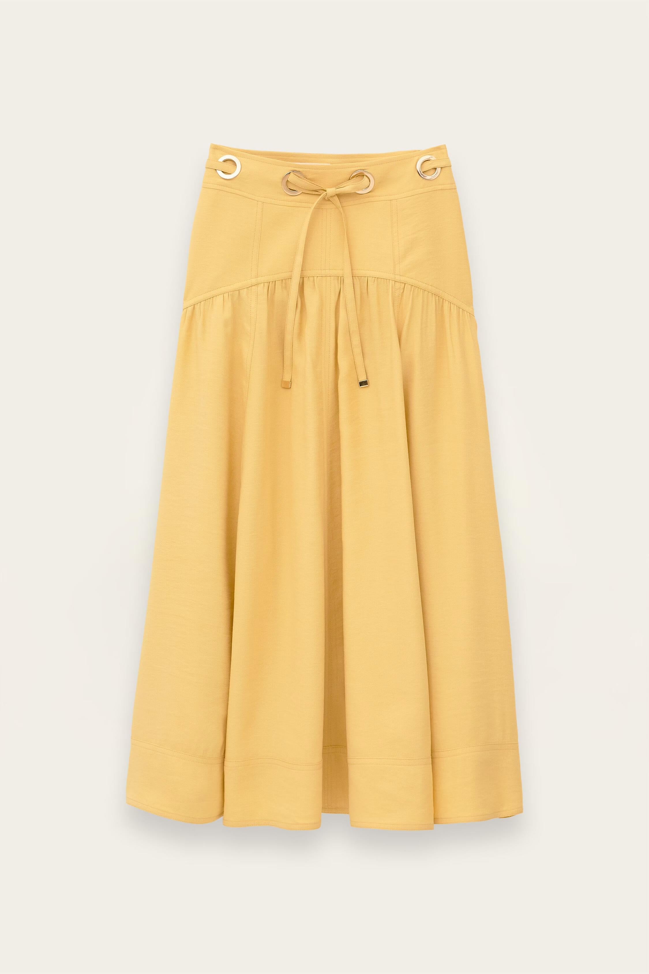 Midi Skirt Donia Yellow