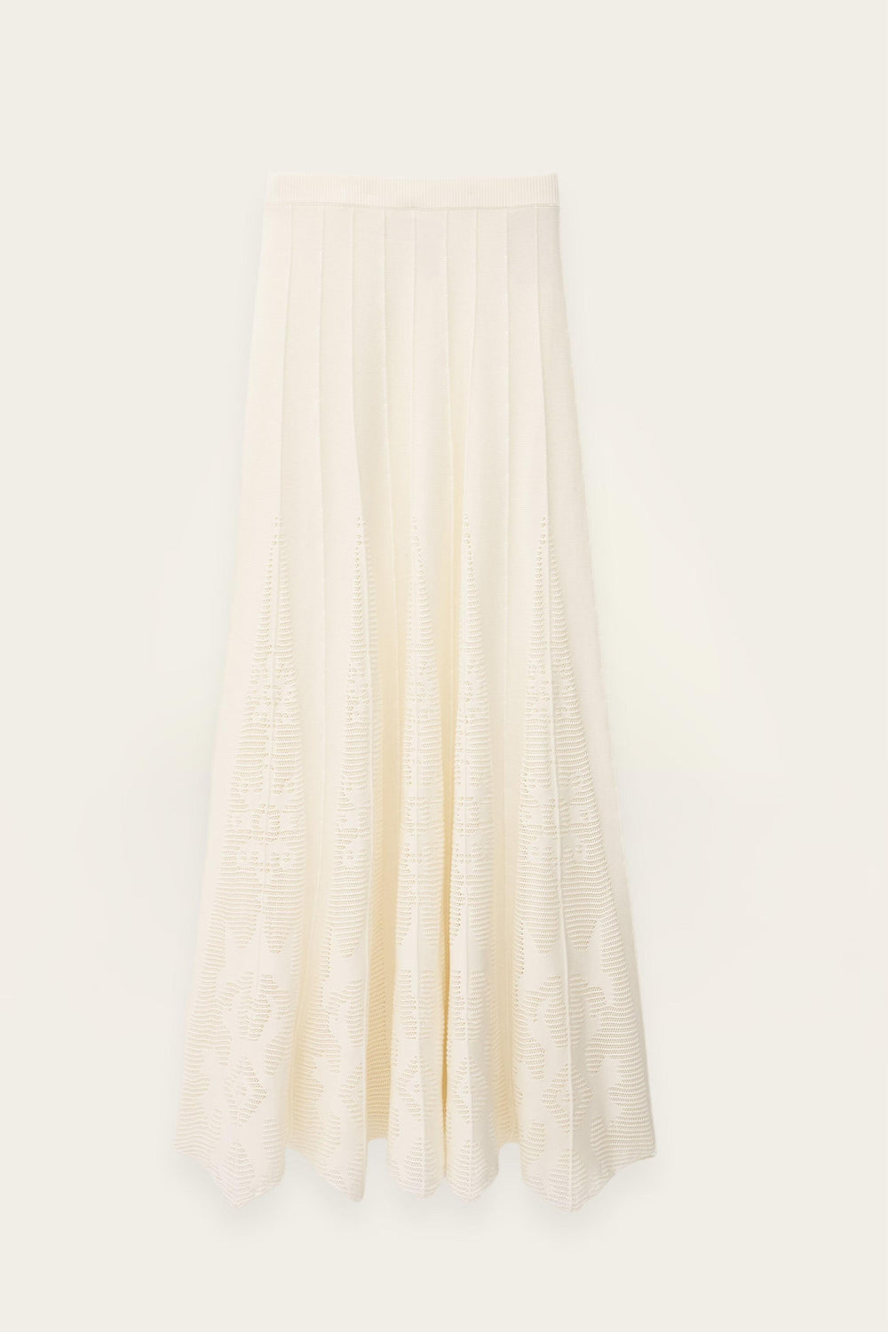 Knit Maxi Skirt Serta Off-White