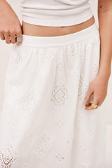 Maxi Skirt Mona Off-White