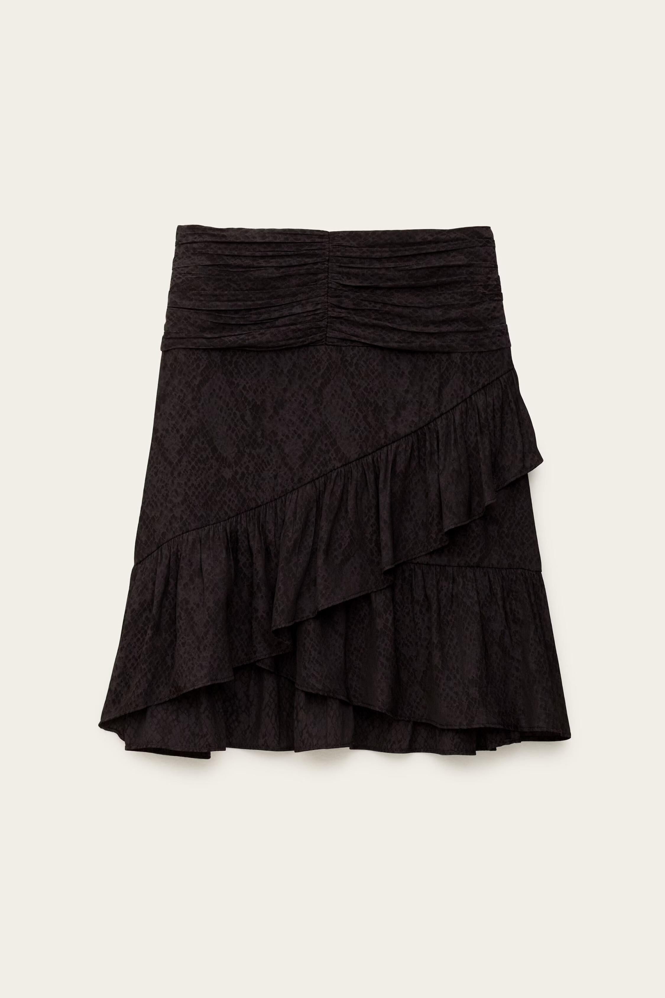 Patterned Mini Skirt Rino Black