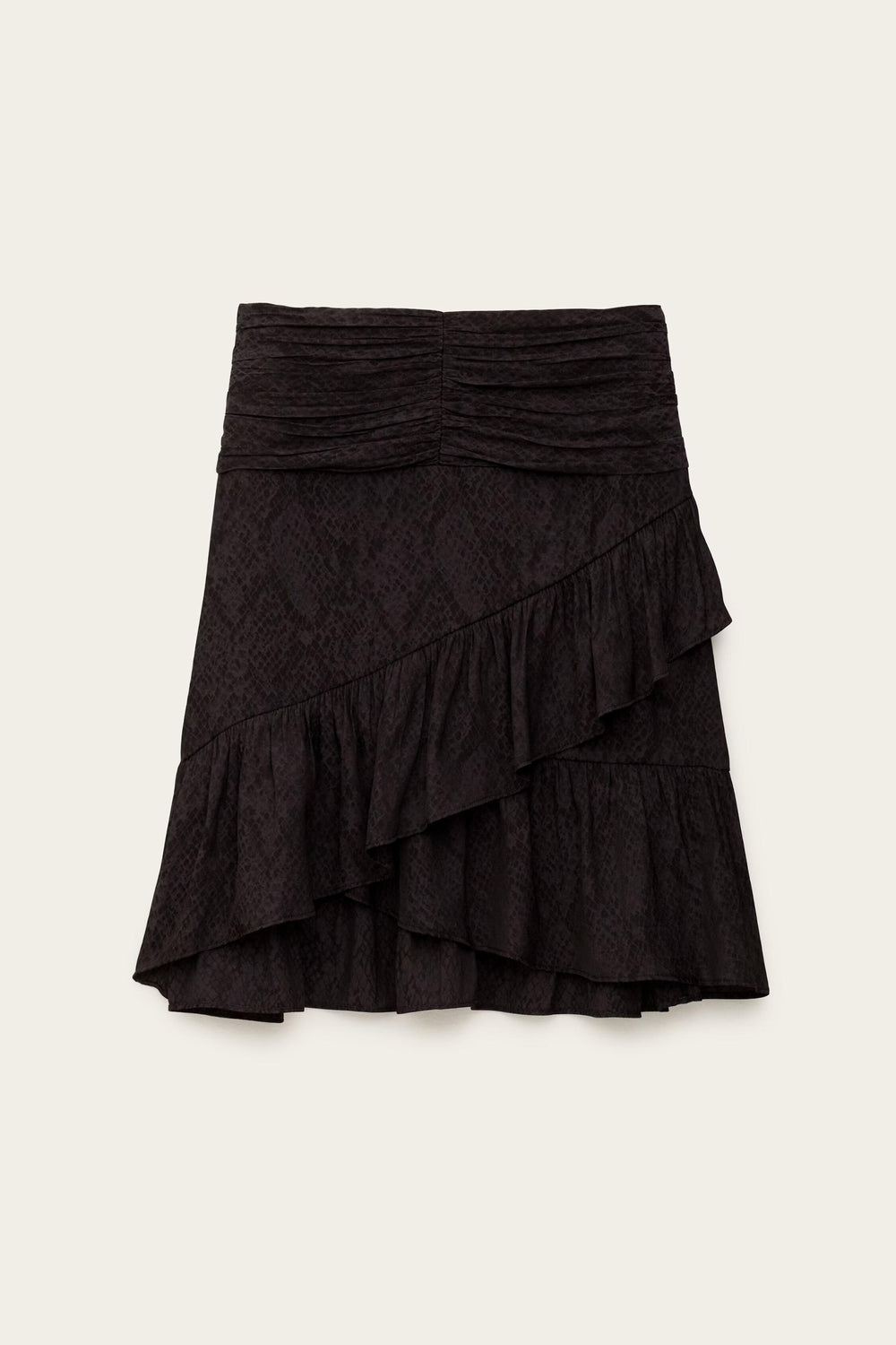 Patterned Mini Skirt Rino Black