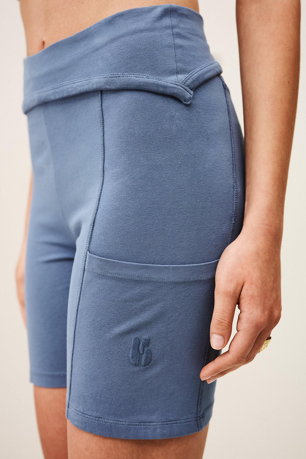 Cotton Sports Shorts Firo Blue