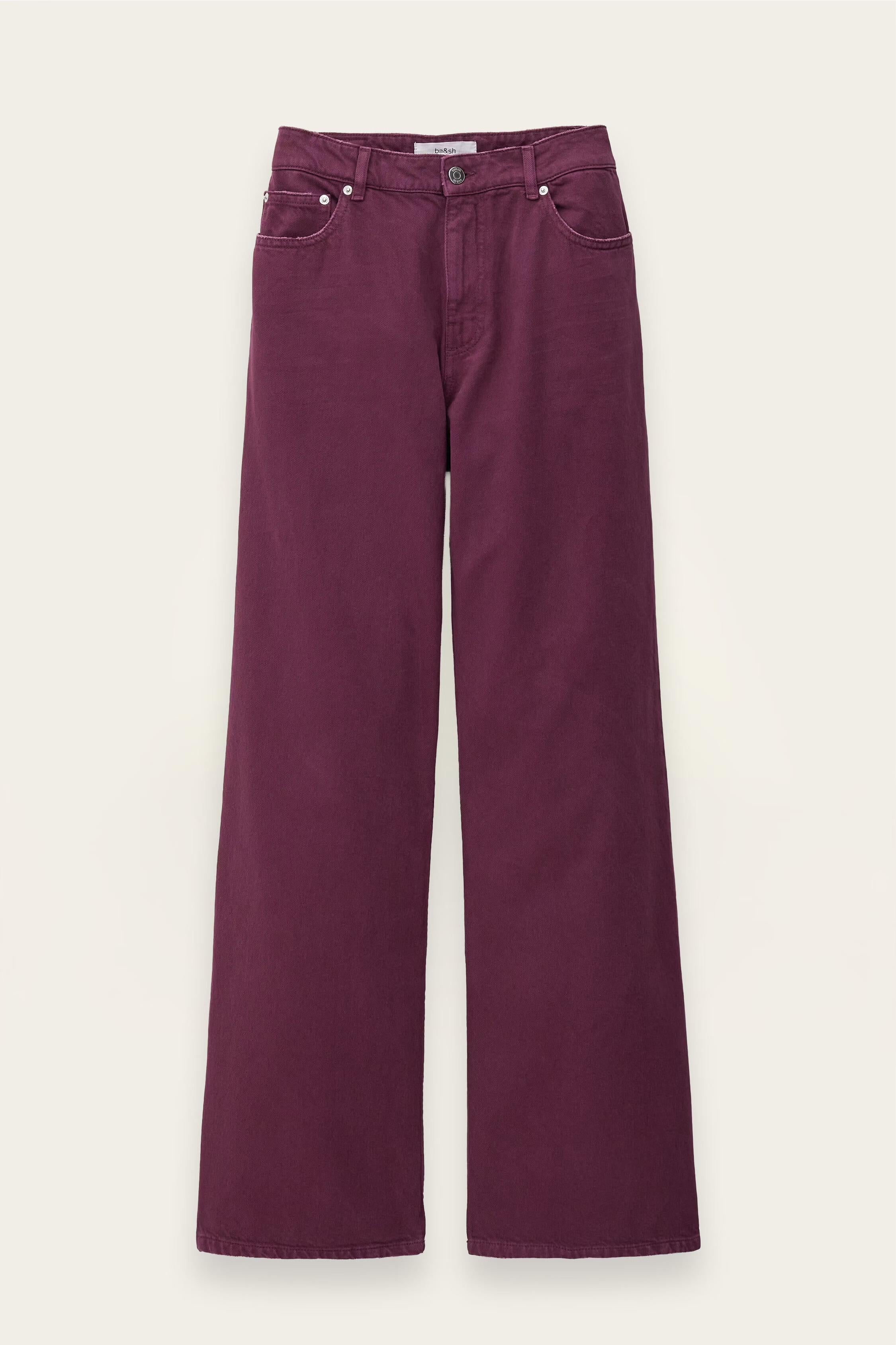 Wide-Leg Jeans Boney Purple