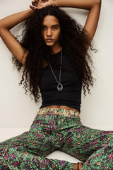 Wide-Leg Pants Pali Green