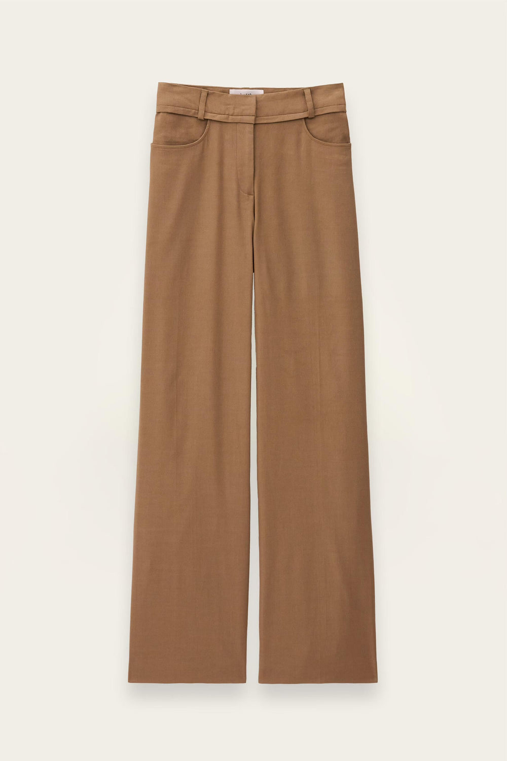Straight Cut Pants Cista Brown