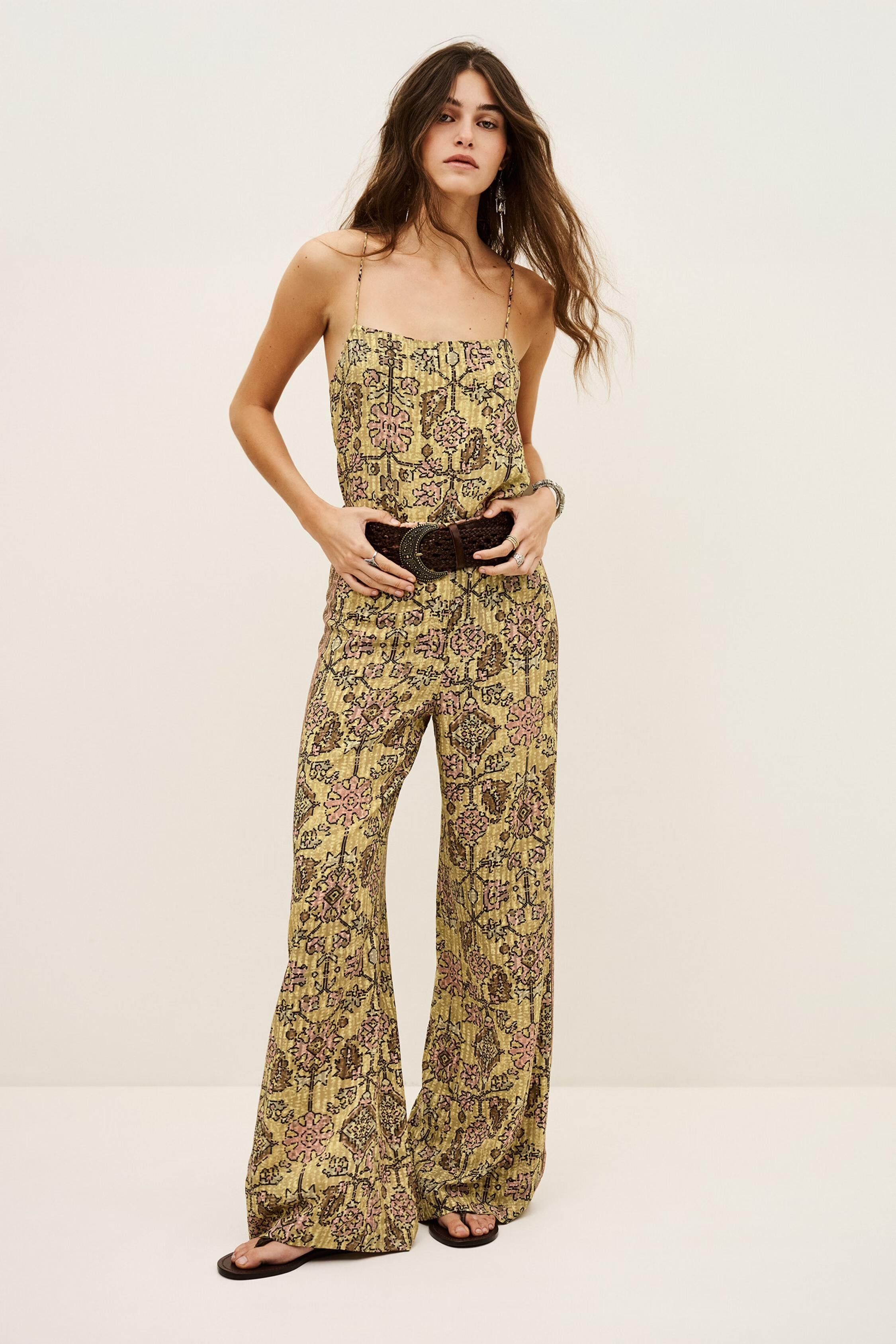 Wide-Leg Pants Pali Yellow