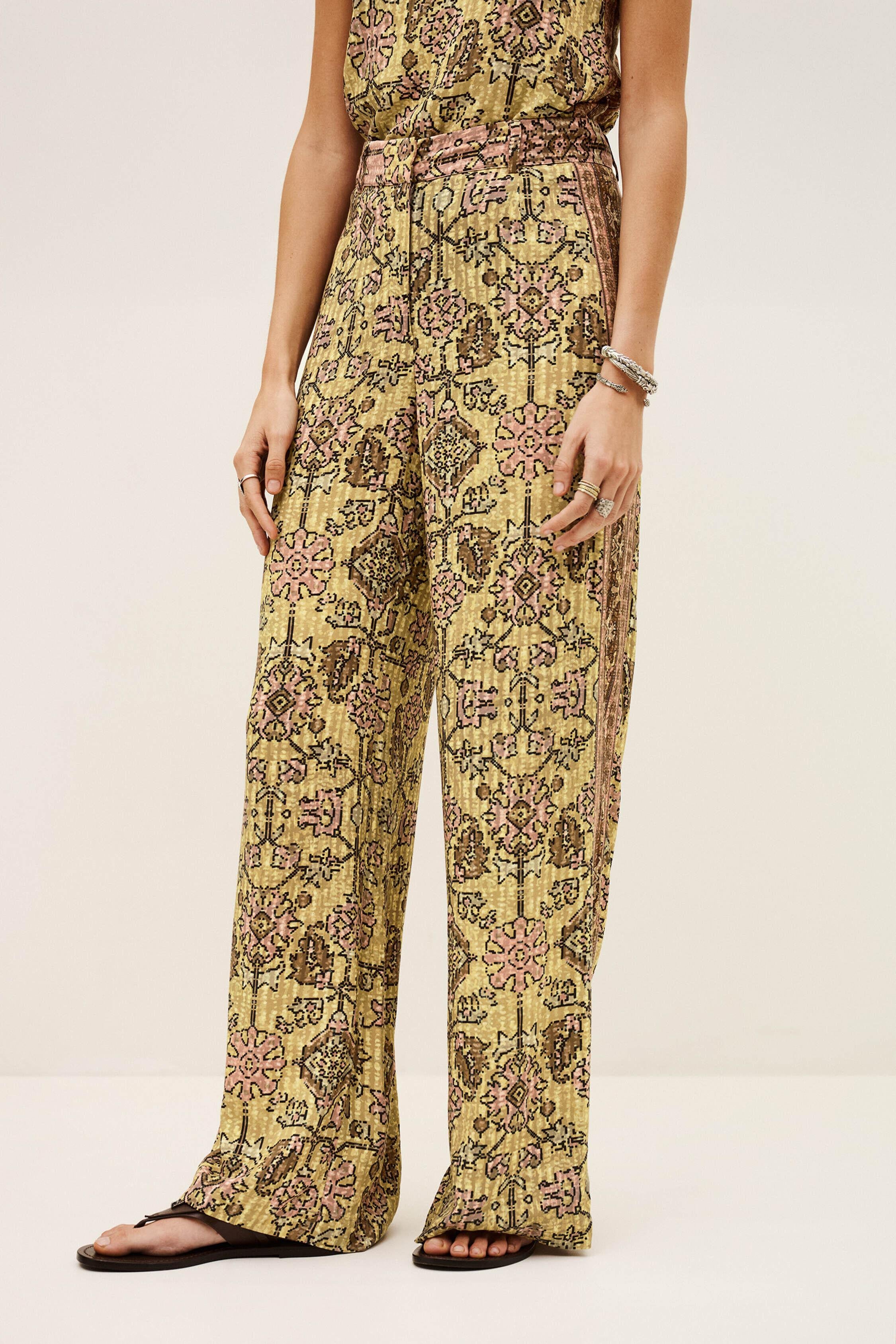 Wide-Leg Pants Pali Yellow