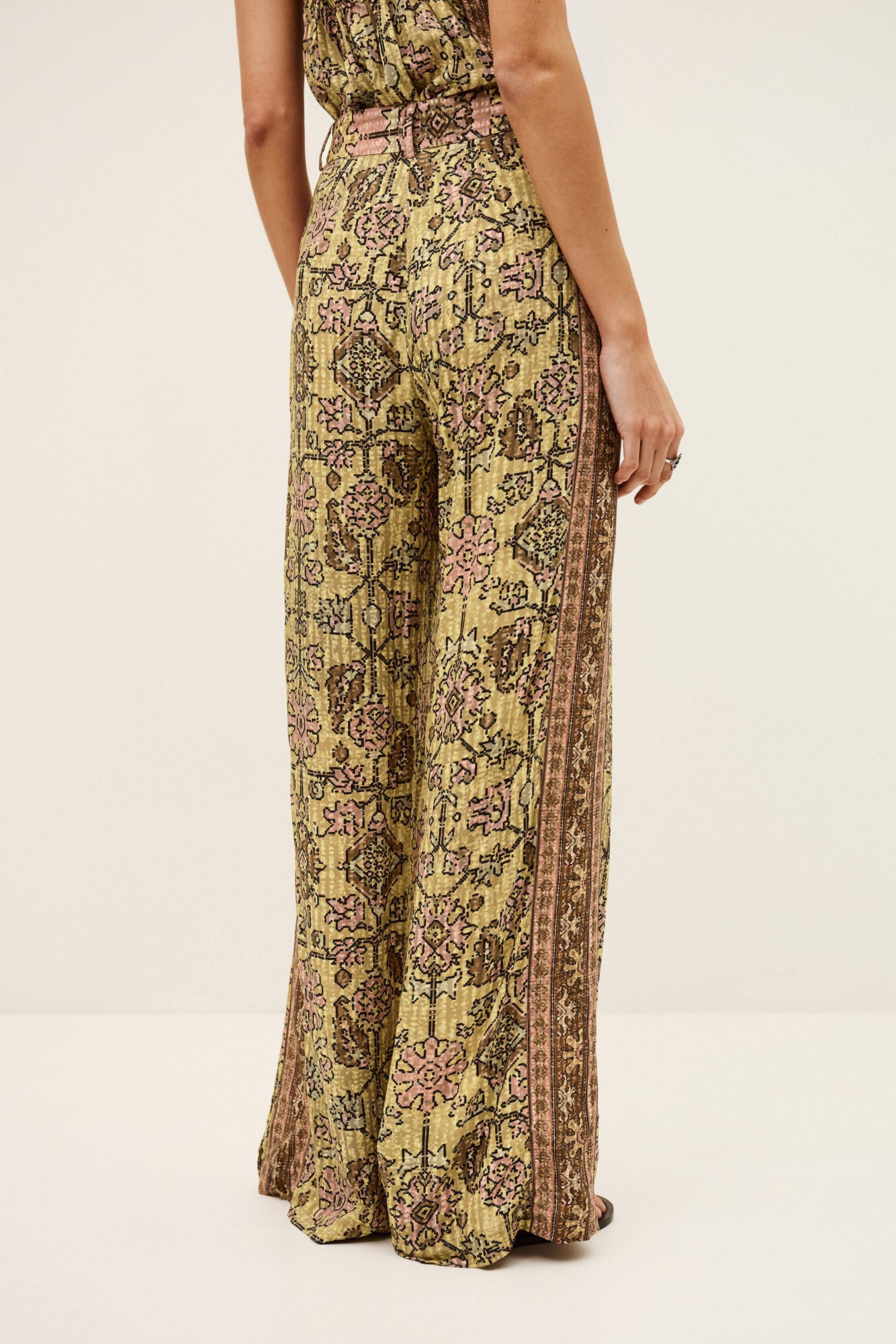 Wide-Leg Pants Pali Yellow