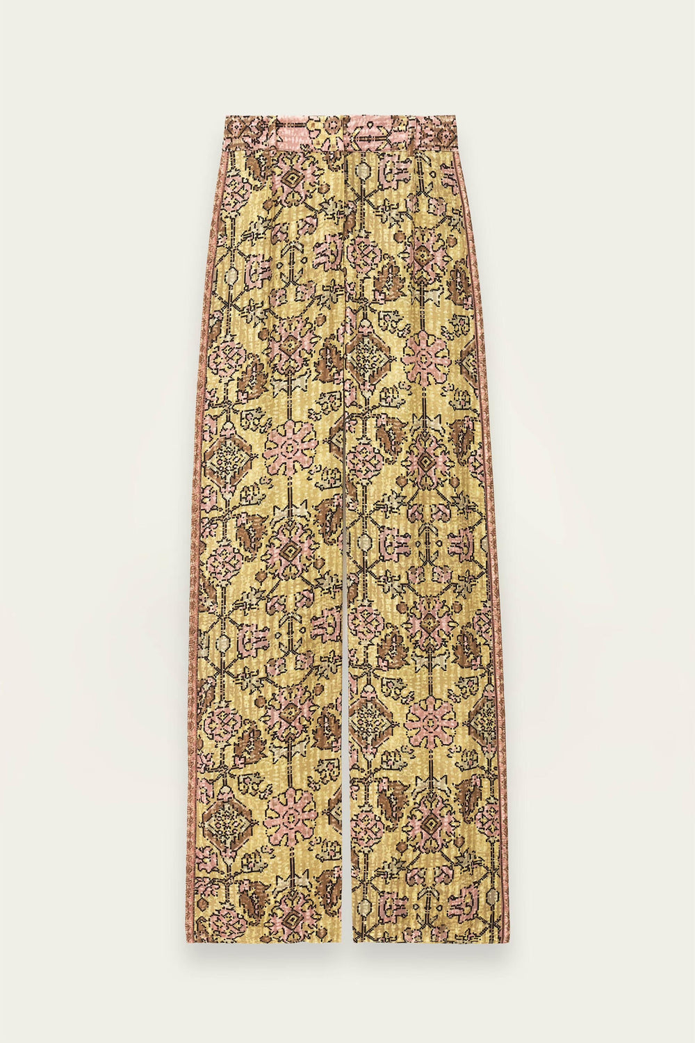 Wide-Leg Pants Pali Yellow
