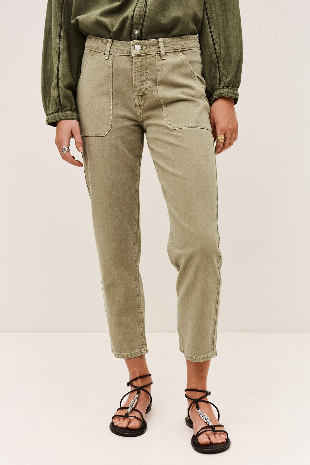 Skinny Jeans Fally Green