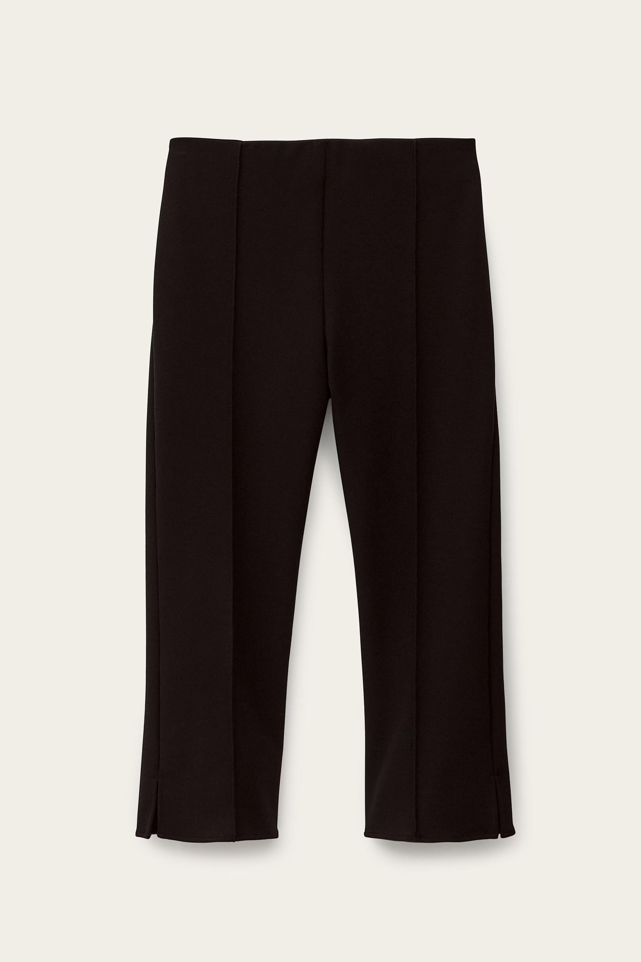 High-Waisted Pants Capria Black
