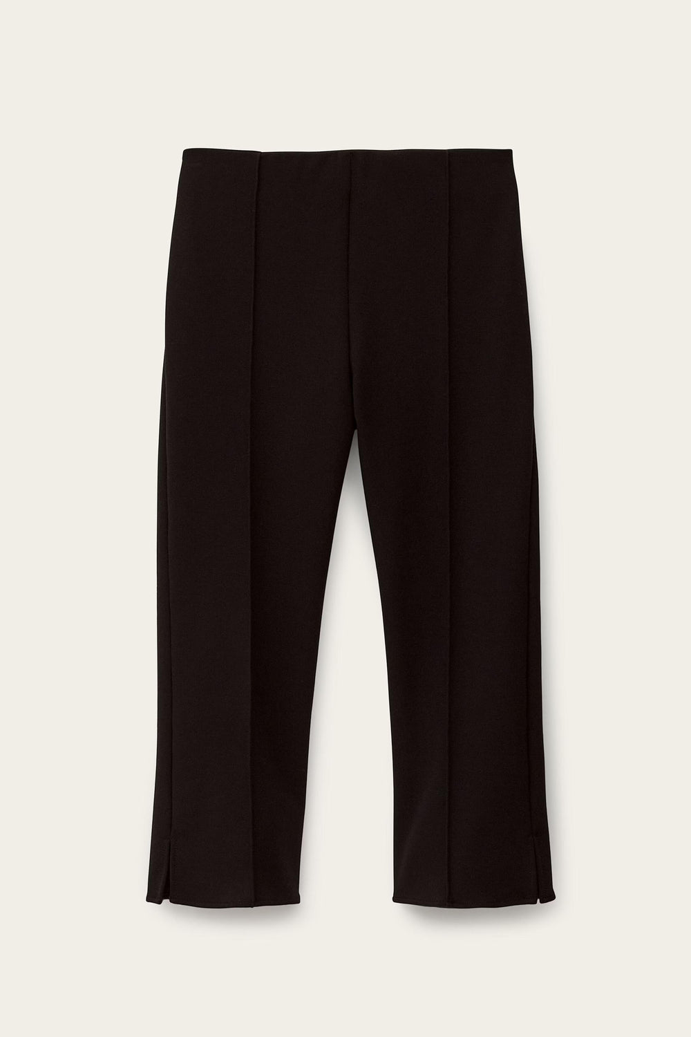 High-Waisted Pants Capria Black
