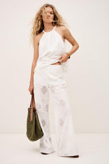 Wide-Leg Pants Mike Off-White