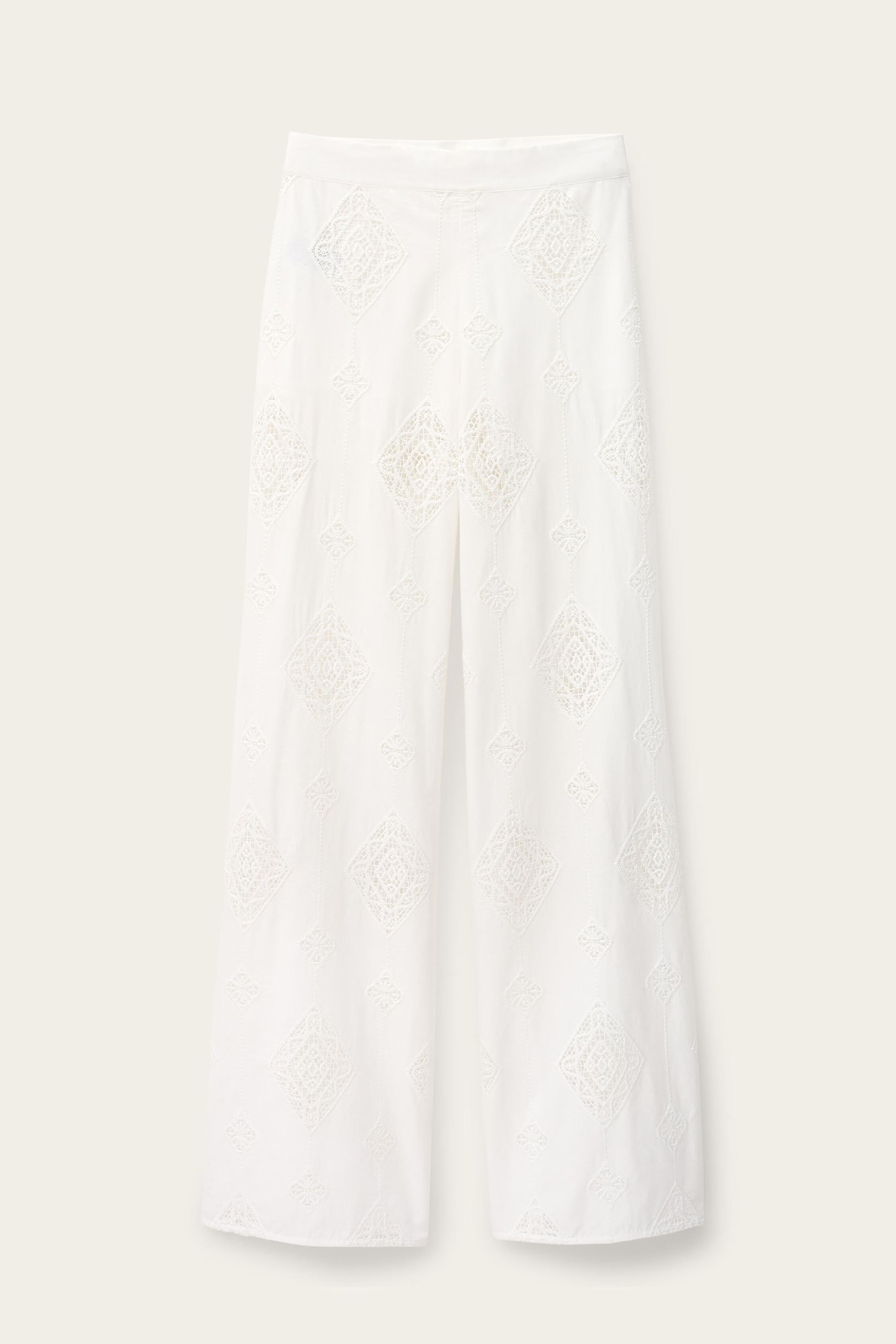 Wide-Leg Pants Mike Off-White