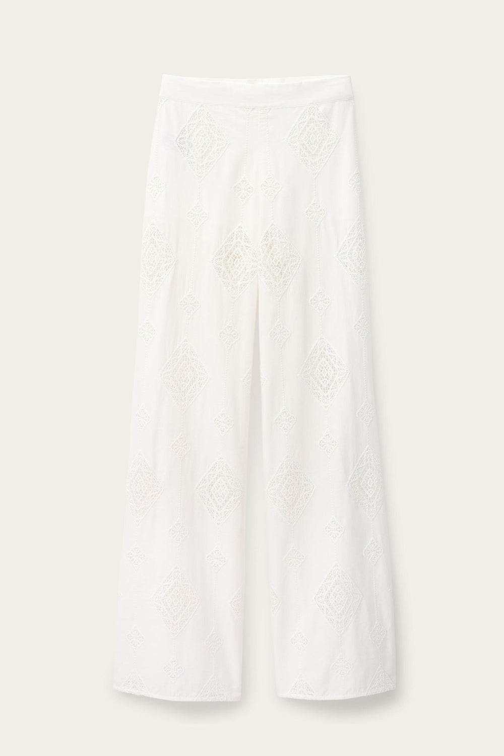 Wide-Leg Pants Mike Off-White