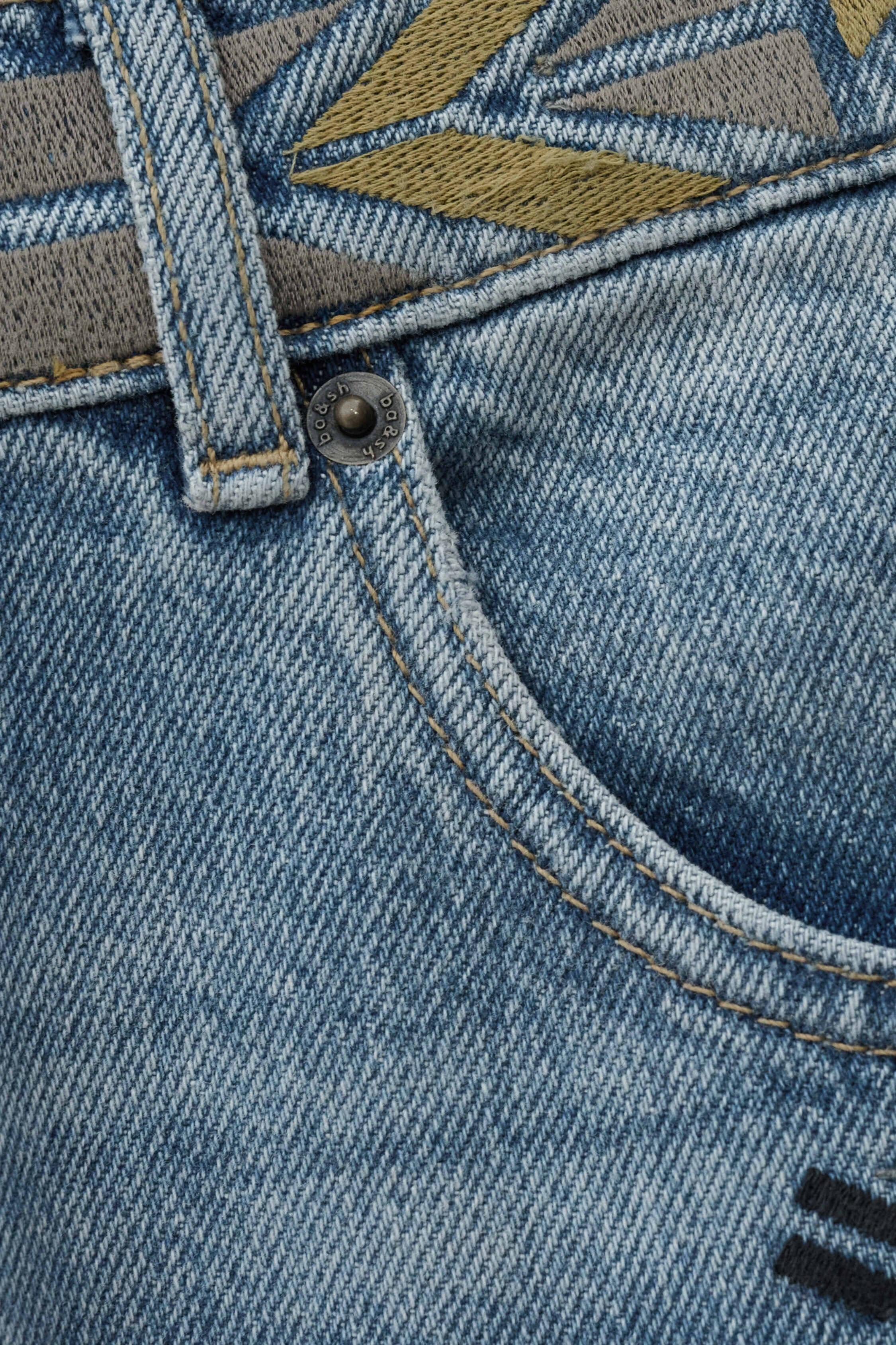Faded Straight-Fit Jeans Rizie Blue