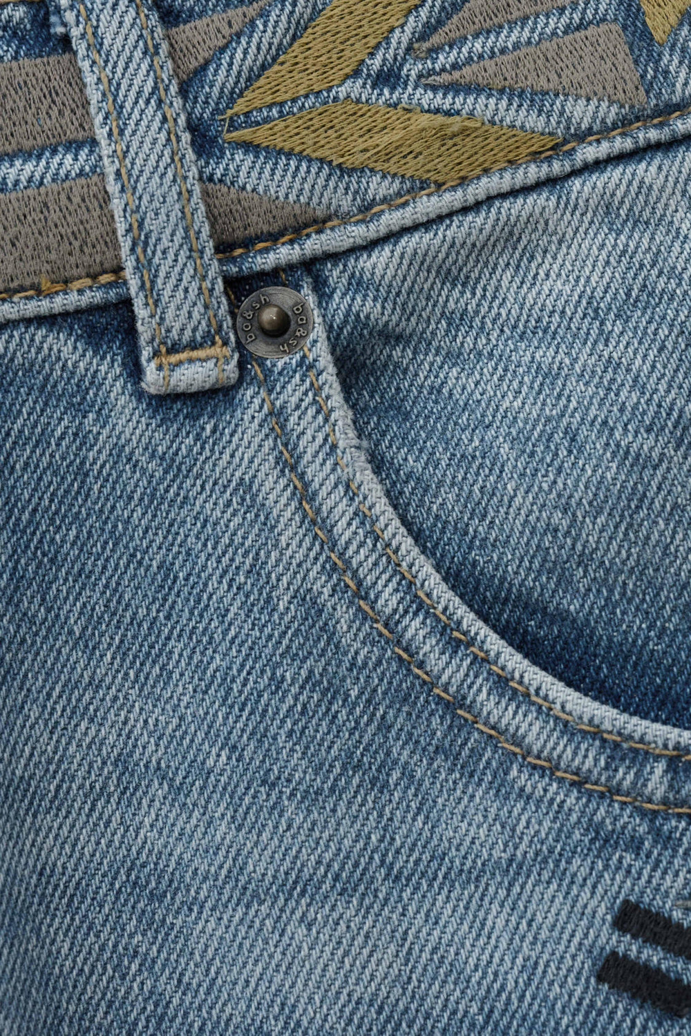 Faded Straight-Fit Jeans Rizie Blue