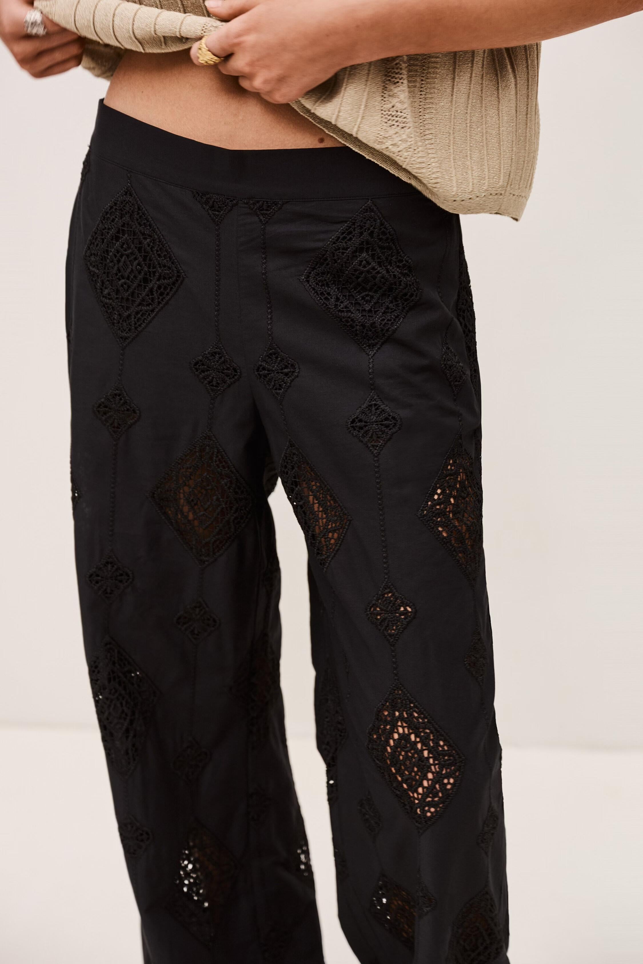 Wide-Leg Pants Mike Black