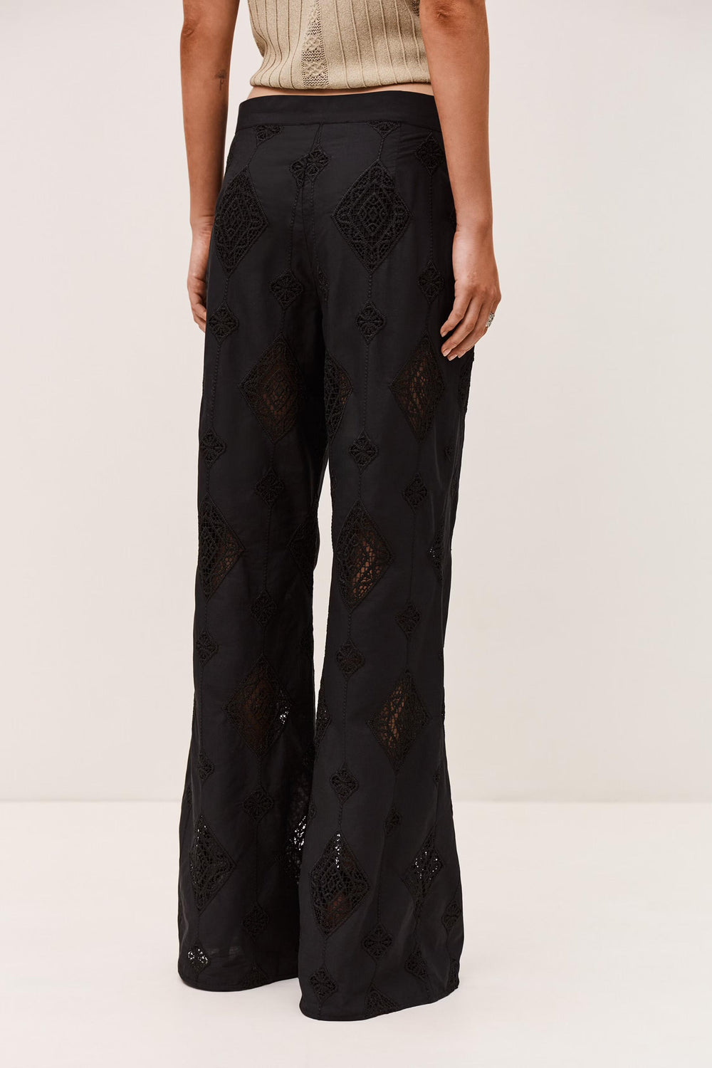 Wide-Leg Pants Mike Black