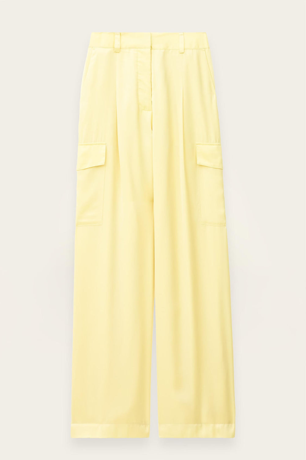Wide-Leg Cargo Pants Cary Yellow