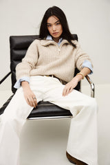 Flare Jeans Badou Off-White