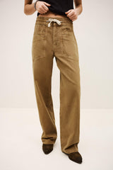 Wide-Leg Pants Fima Brown