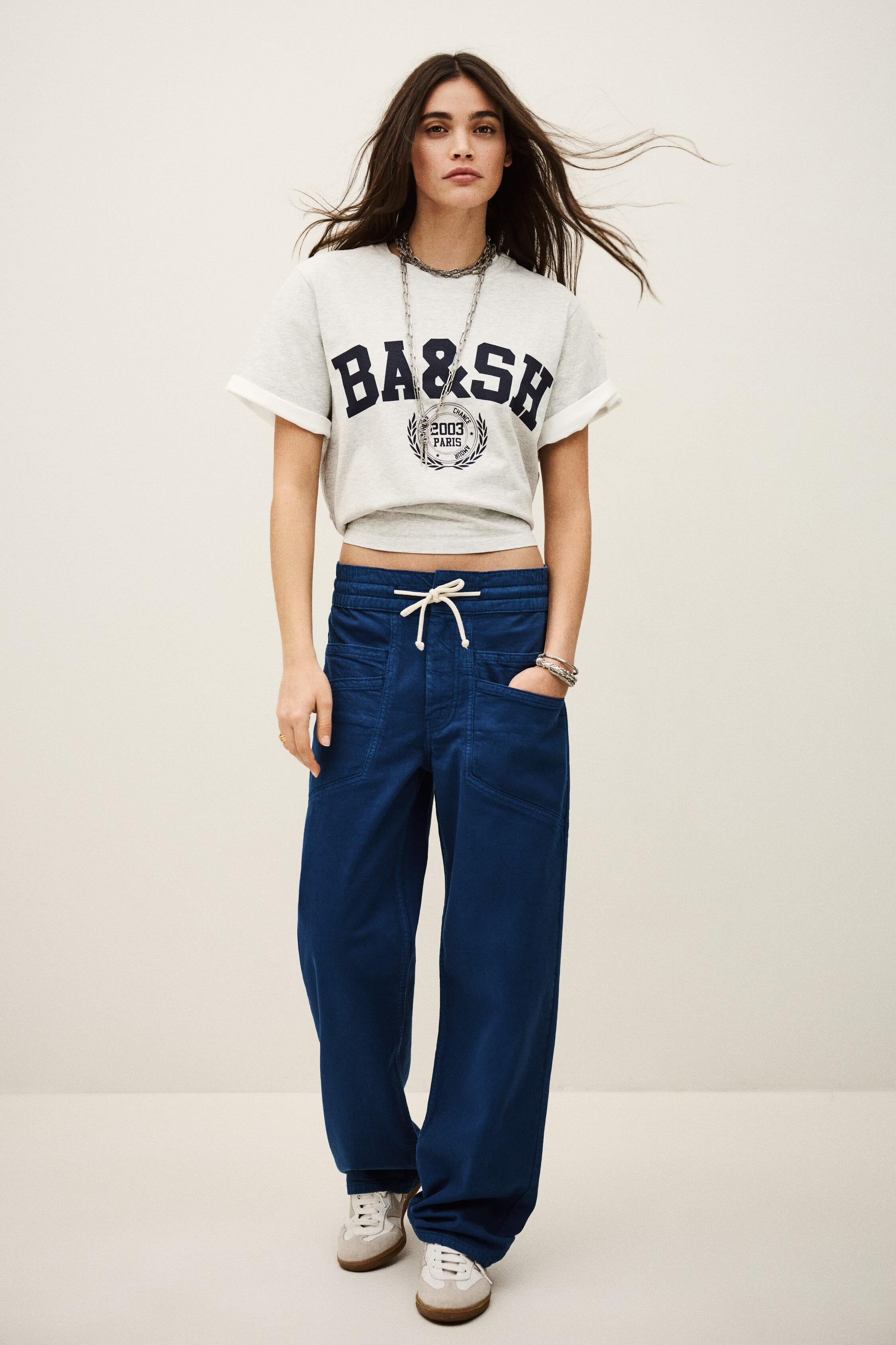 Wide-Leg Pants Fima Blue