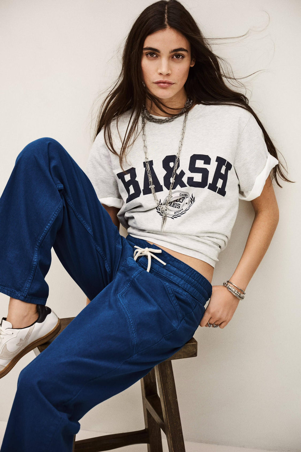 Wide-Leg Pants Fima Blue