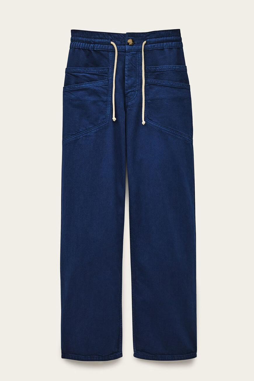 Wide-Leg Pants Fima Blue