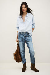 Premium Straight-Fit Jeans Mally Blue