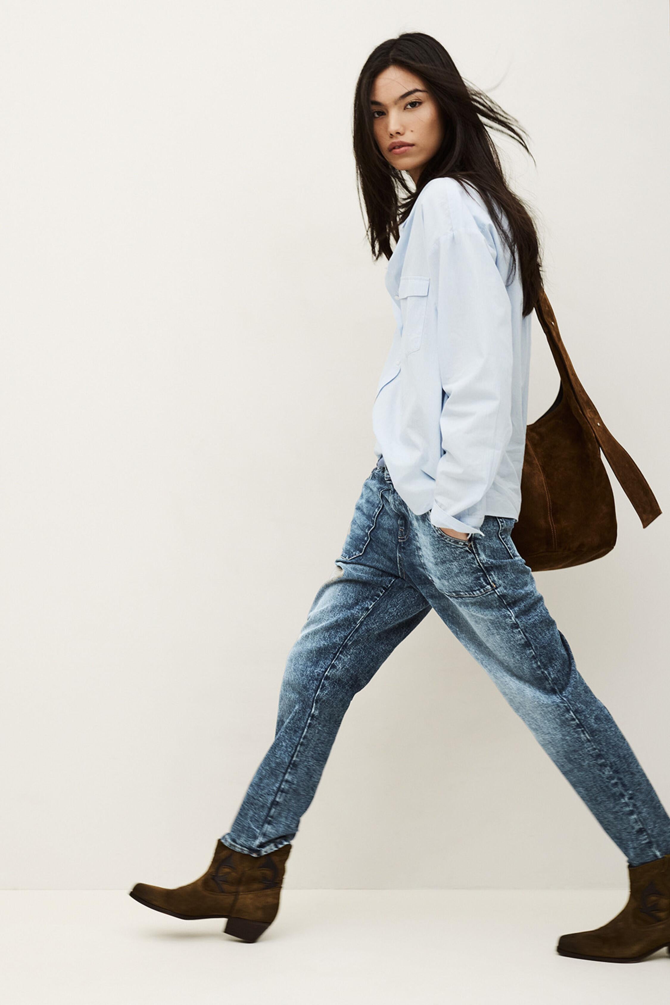 Premium Straight-Fit Jeans Mally Blue