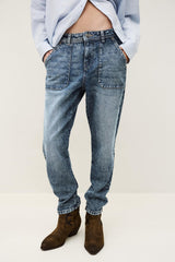 Premium Straight-Fit Jeans Mally Blue