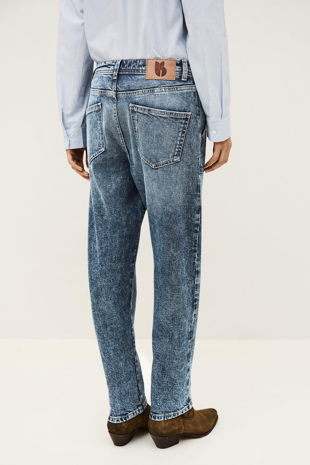 Premium Straight-Fit Jeans Mally Blue