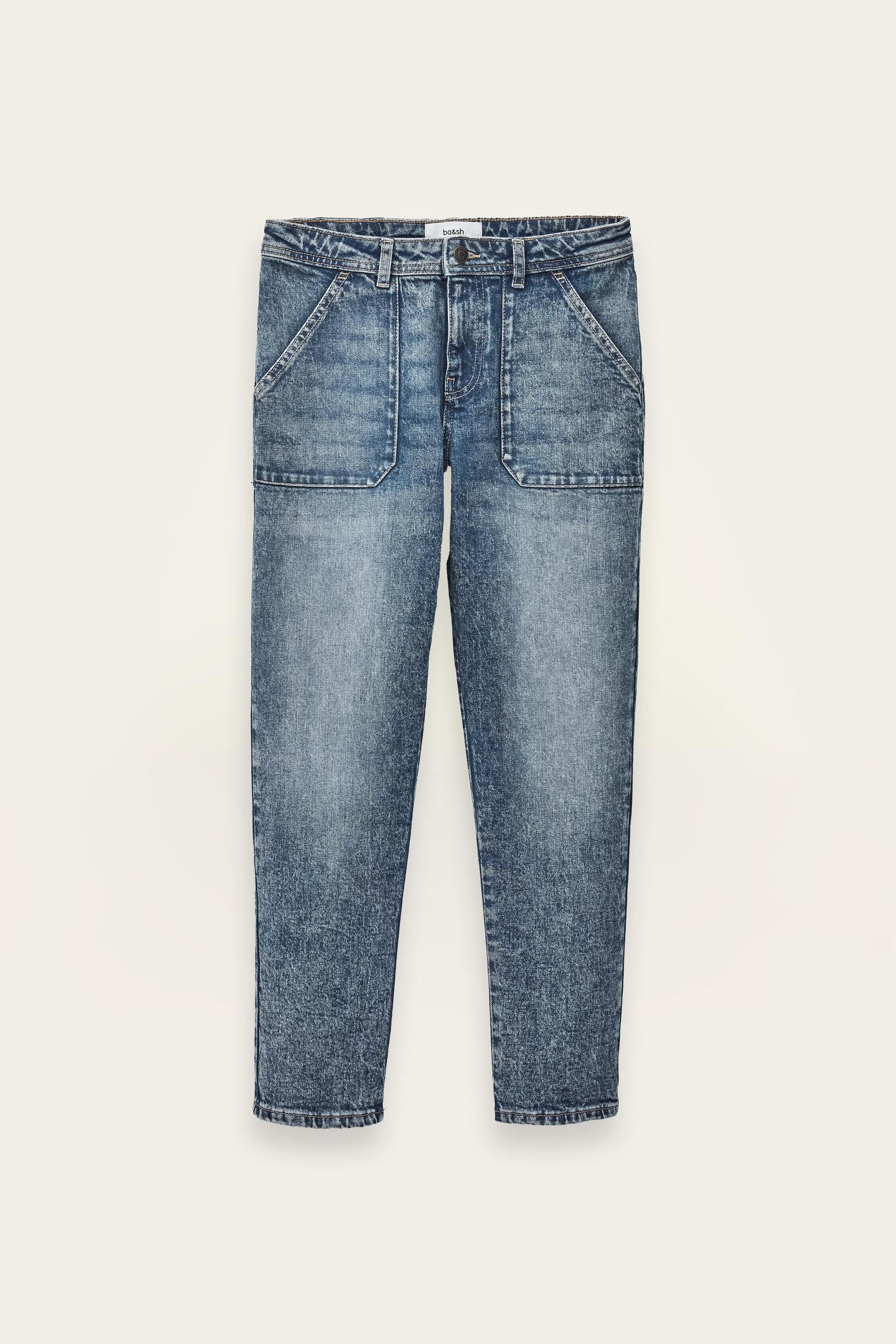 Premium Straight-Fit Jeans Mally Blue