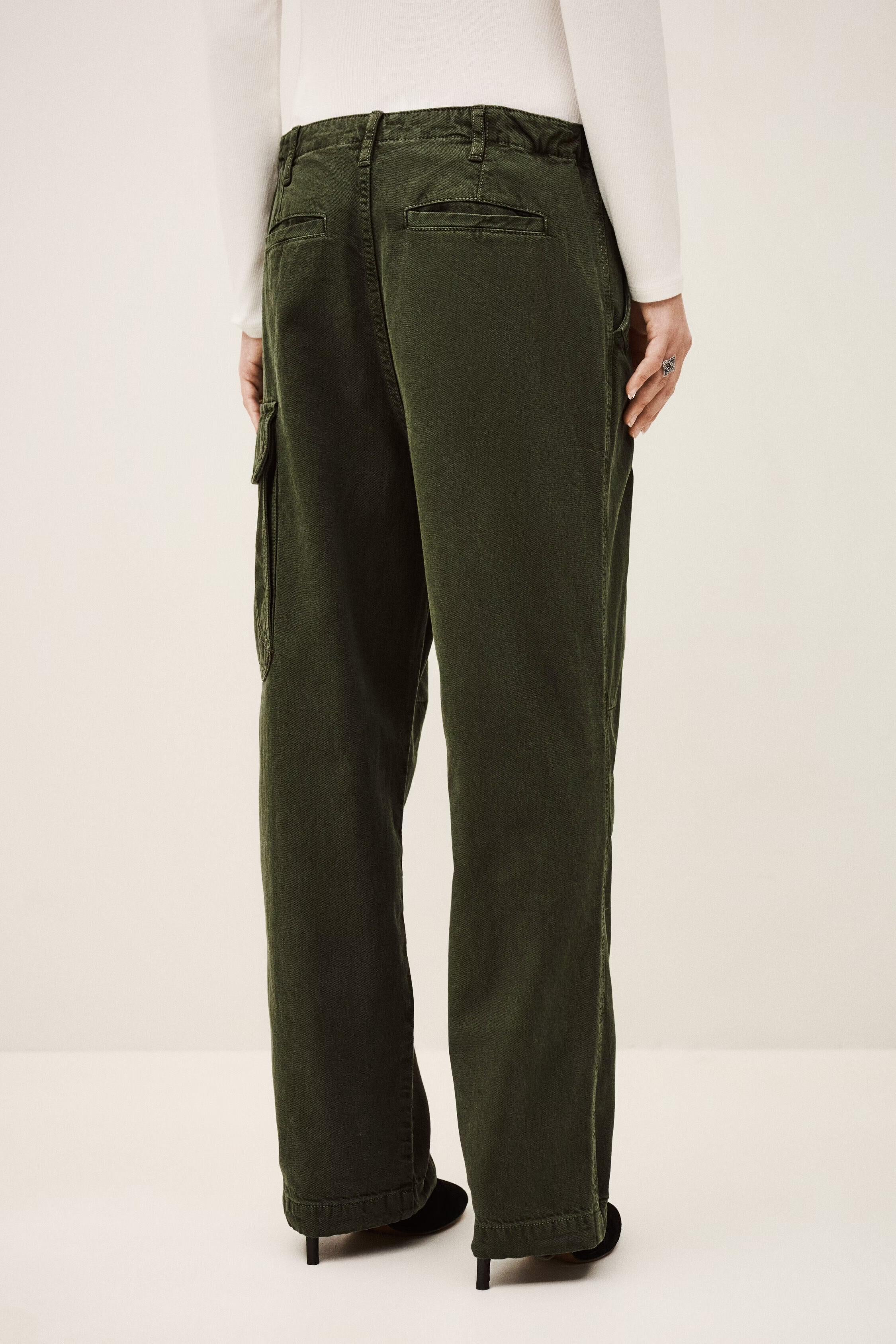 Cargo Jogger Pants Fino Green