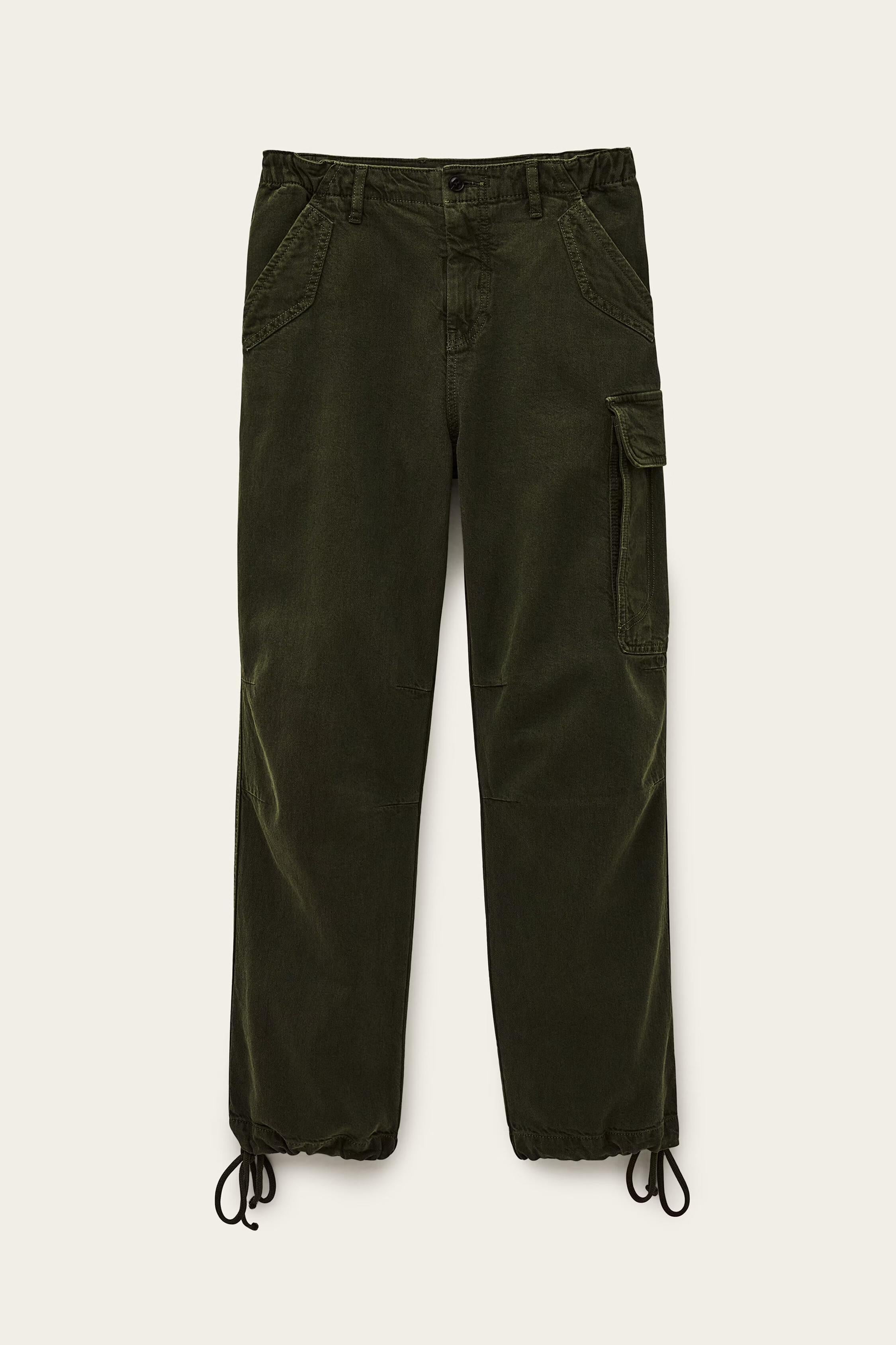 Cargo Jogger Pants Fino Green