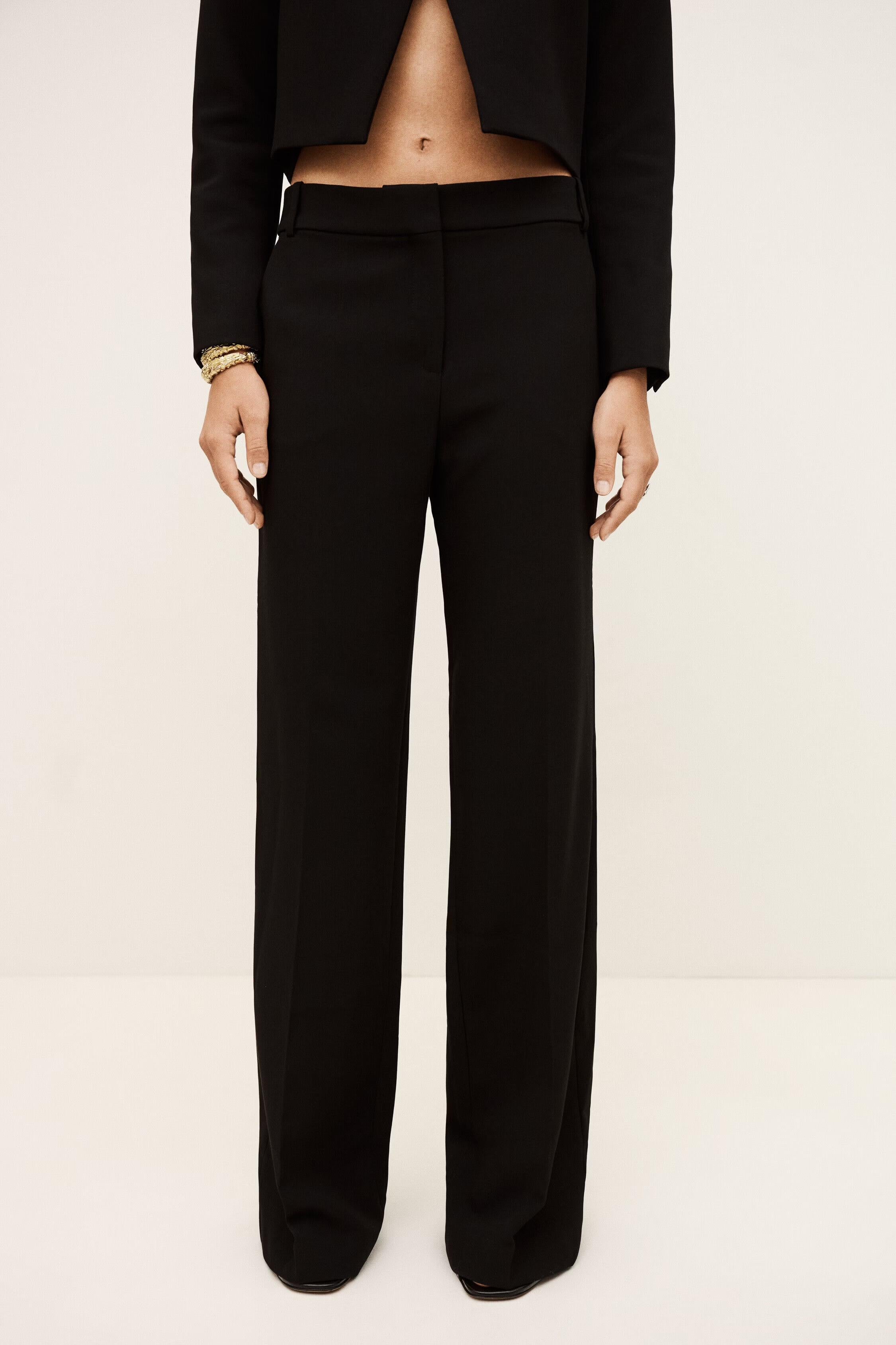 Straight-Leg Pants Chaza Black