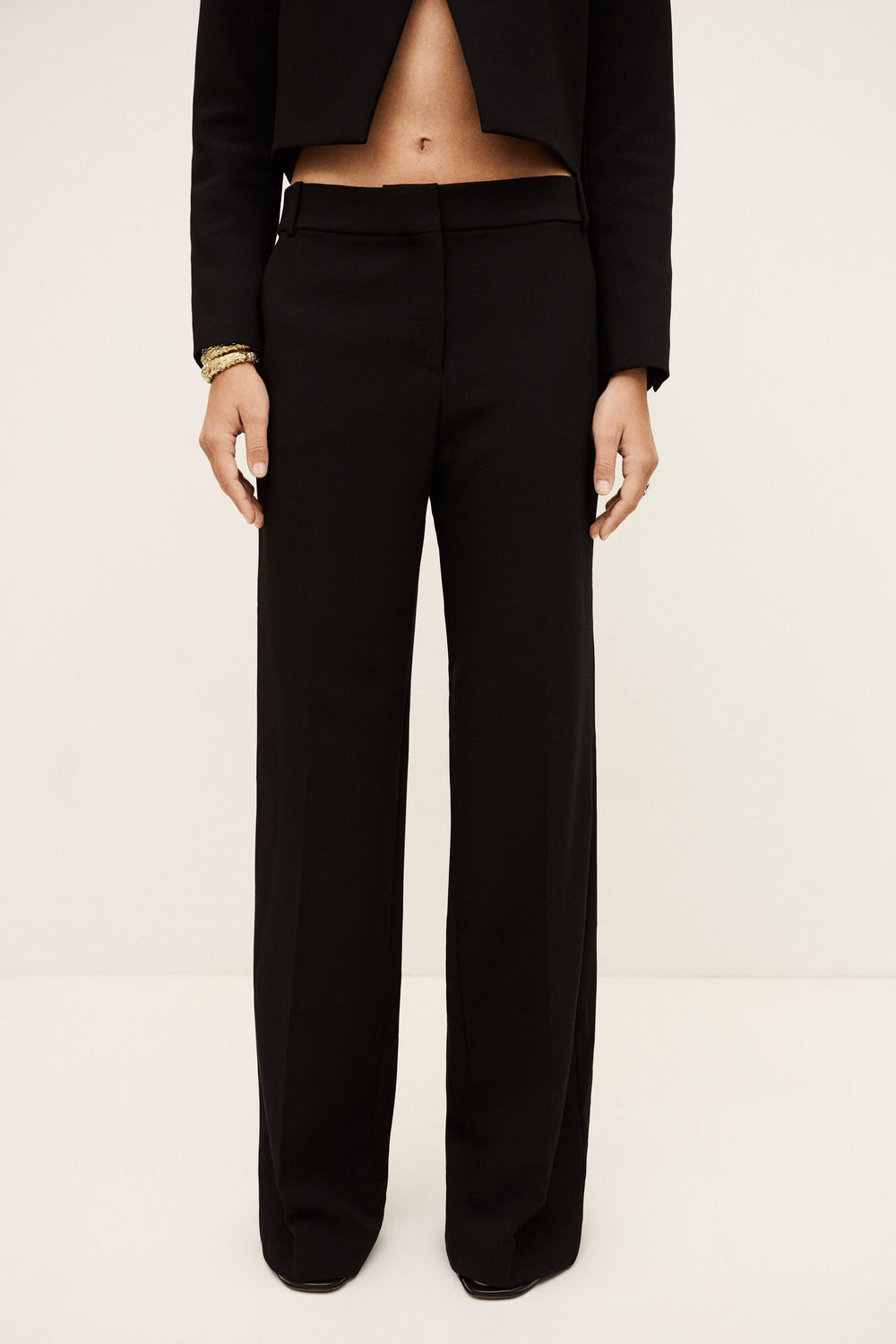 Straight-Leg Pants Chaza Black