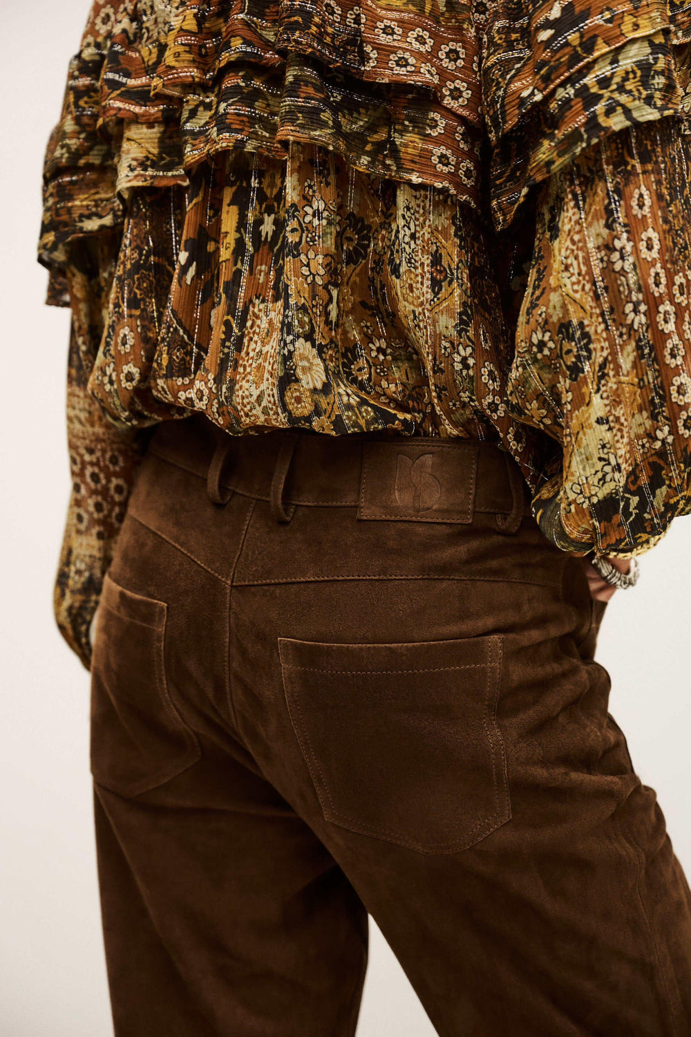 Wide-Leg Pants Mossi Brown