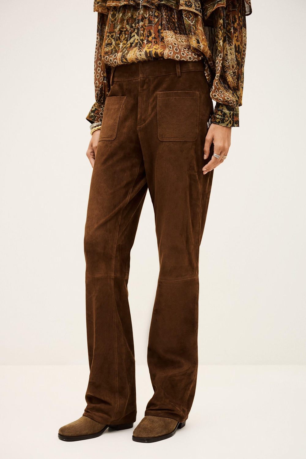 Wide-Leg Pants Mossi Brown