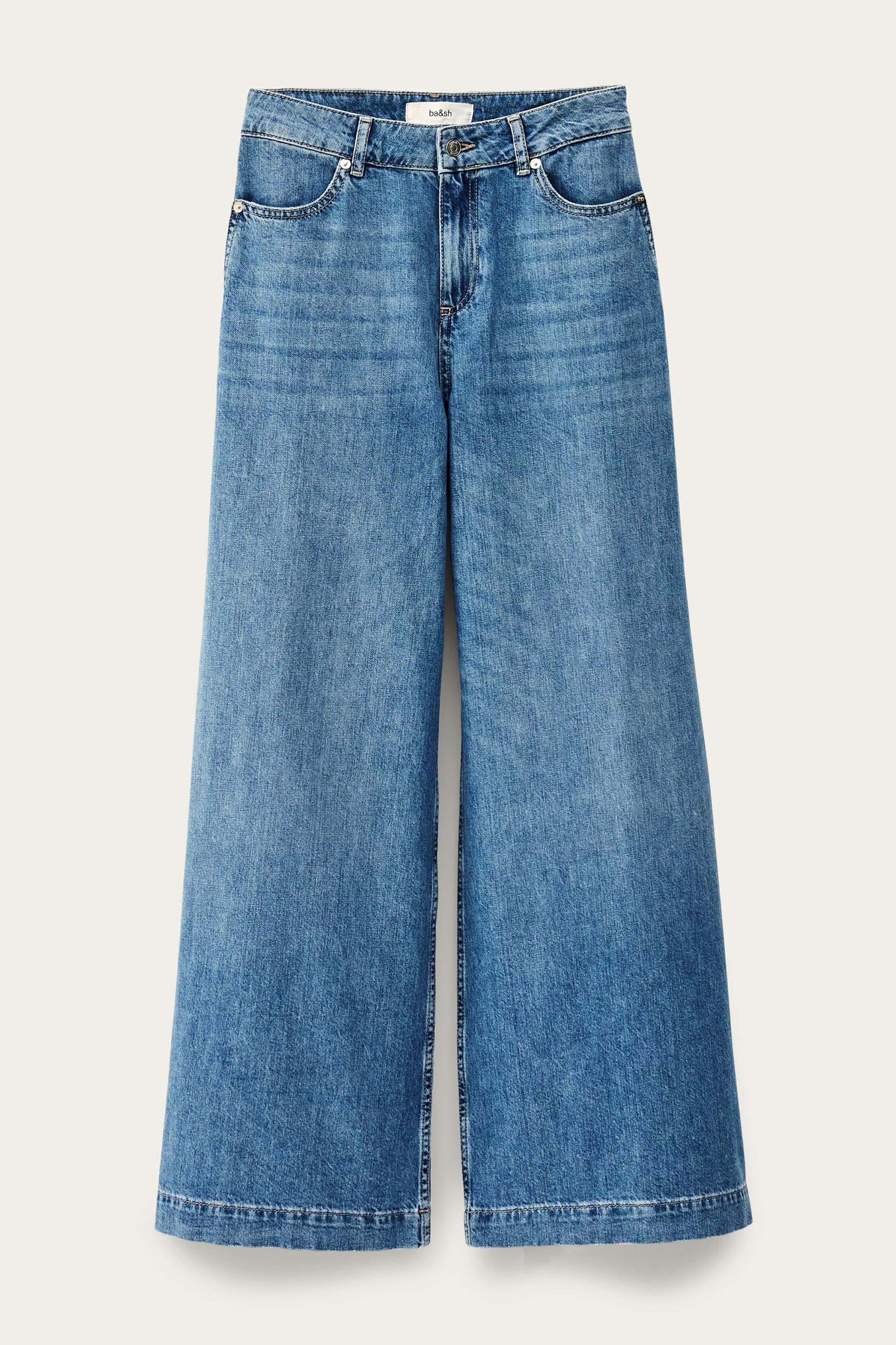 Wide-Leg Jeans Musc Blue