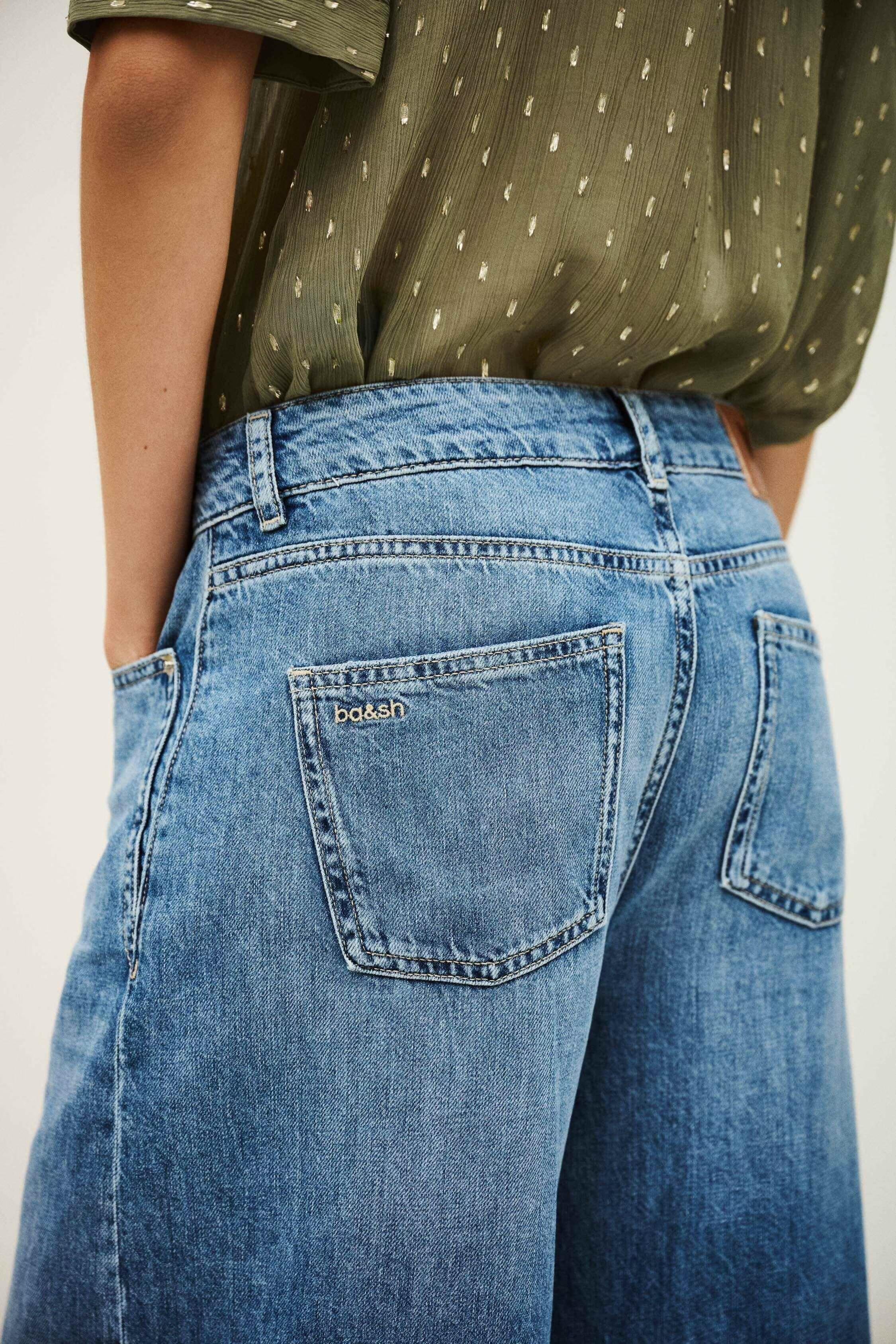 Wide-Leg Jeans Musc Blue