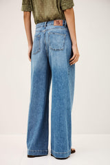 Wide-Leg Jeans Musc Blue