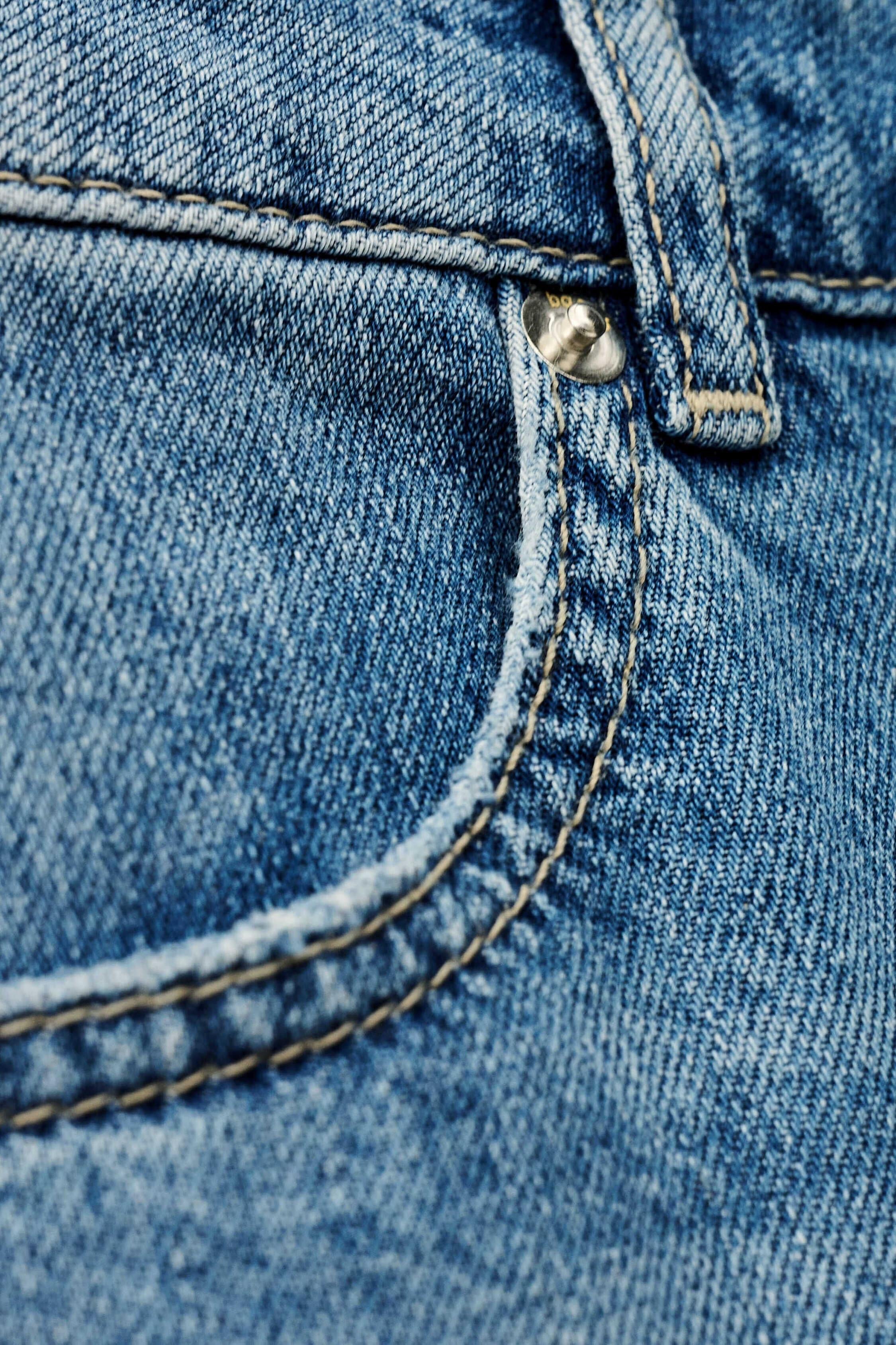 Wide-Leg Jeans Musc Blue
