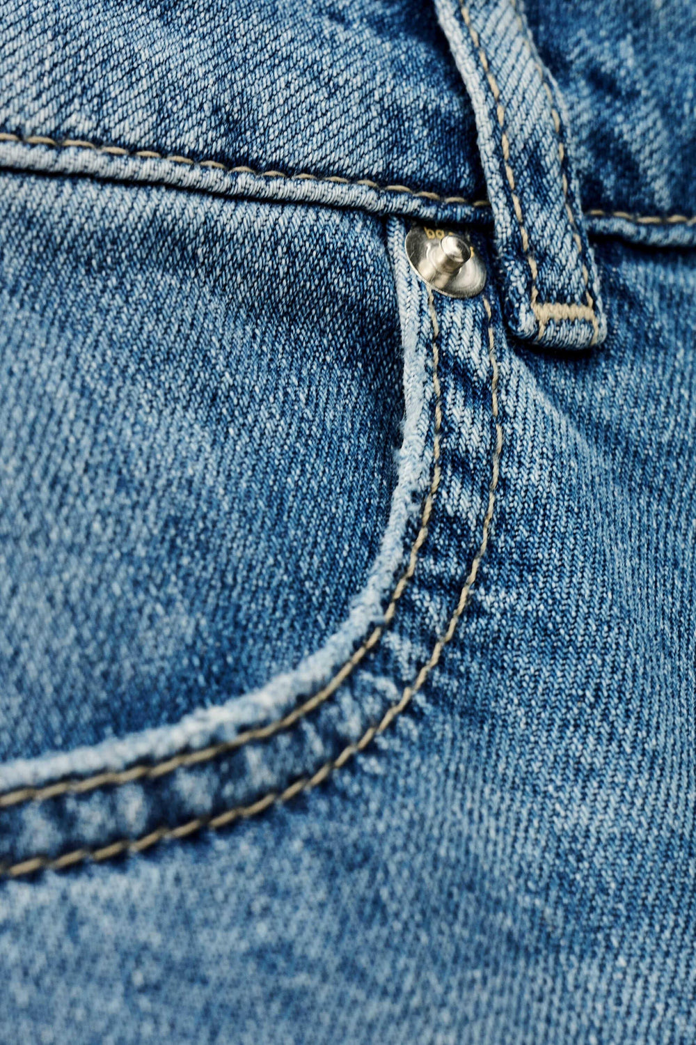 Wide-Leg Jeans Musc Blue