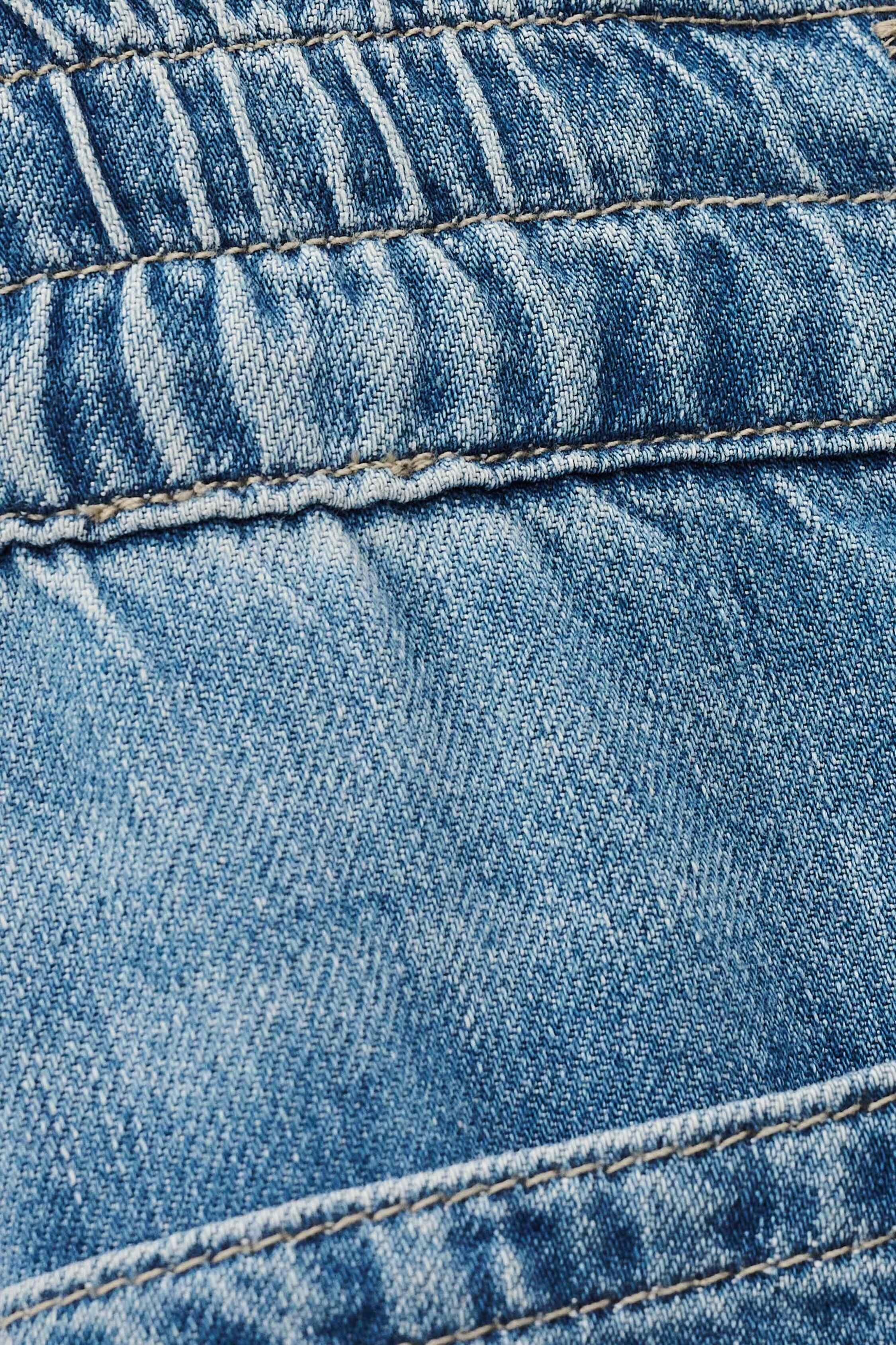 Elastic Waist Jeans Mima Blue