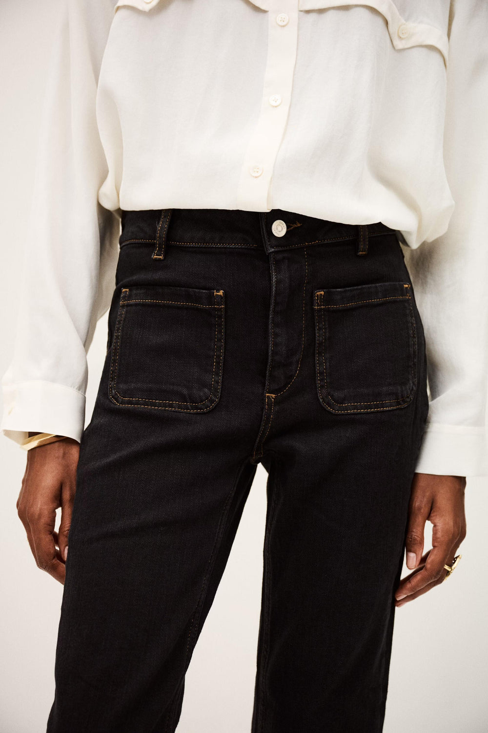 Flared Jeans Ross Black