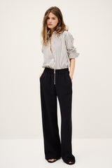 Wide Tailored Pants Carlos Blue