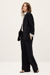 Wide Tailored Pants Carlos Blue
