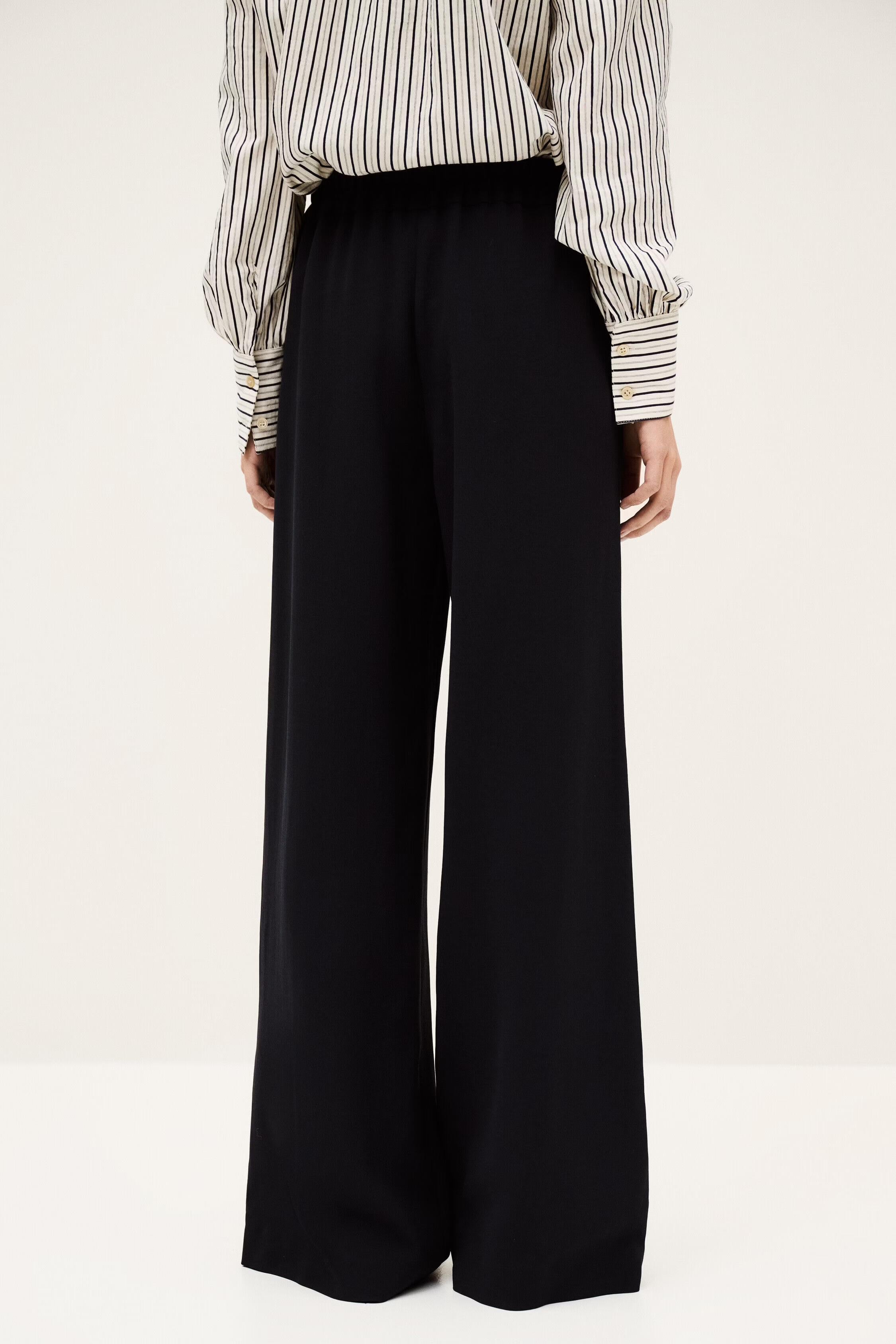 Wide Tailored Pants Carlos Blue